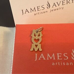 James Avery I Love You Mom Charm New